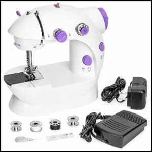 Dual Speed Portable Mini Electric Pedal Sewing Machine